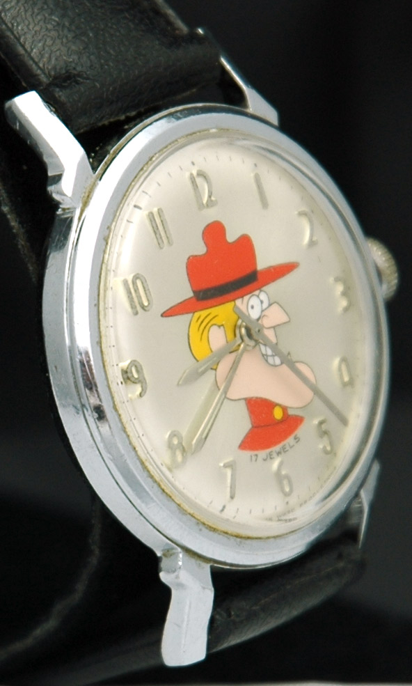 70s Dudley do Right Watch 17J Bullwinkle Toon Character Jay Ward RARE